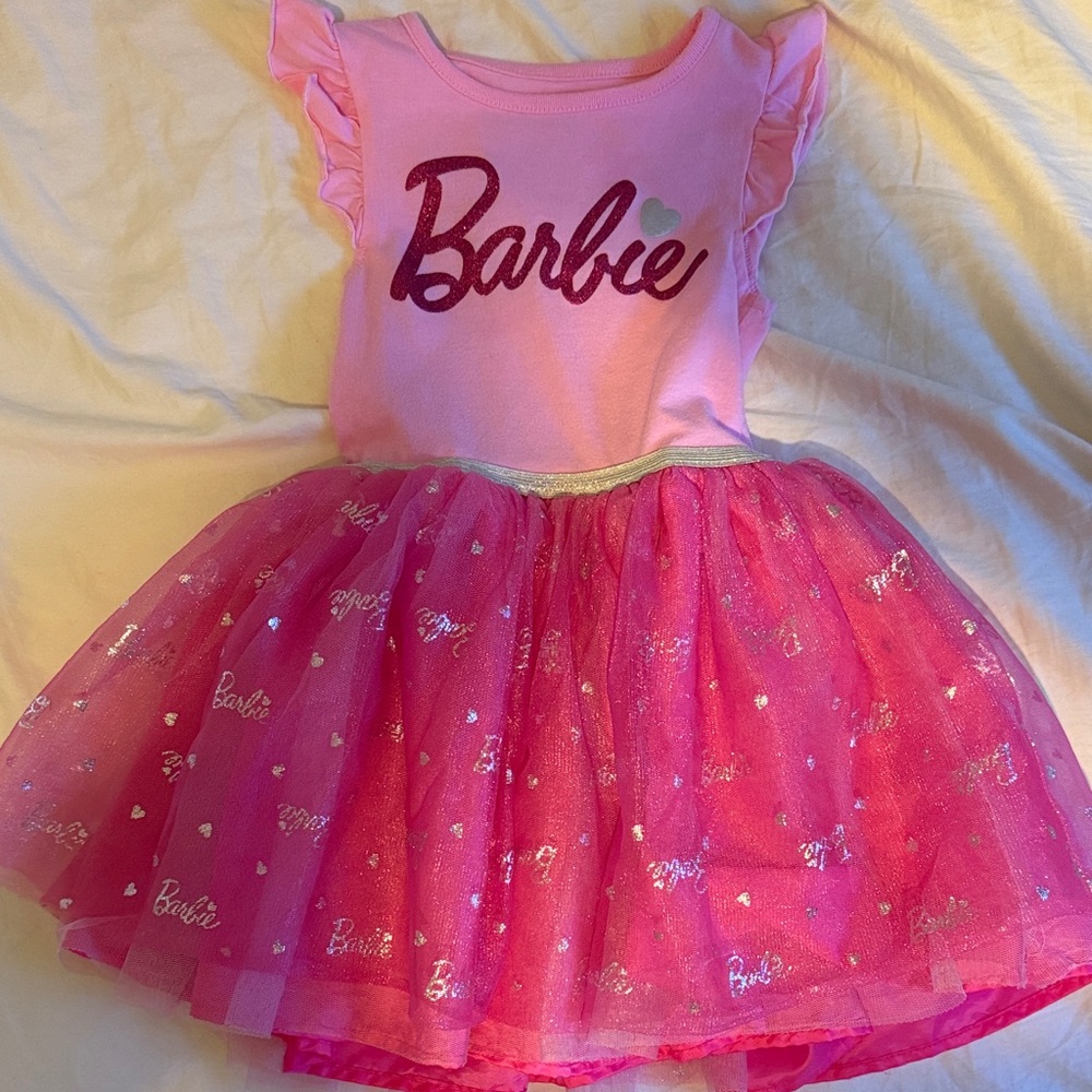 Barbie Pink Glittery Tutu Costume